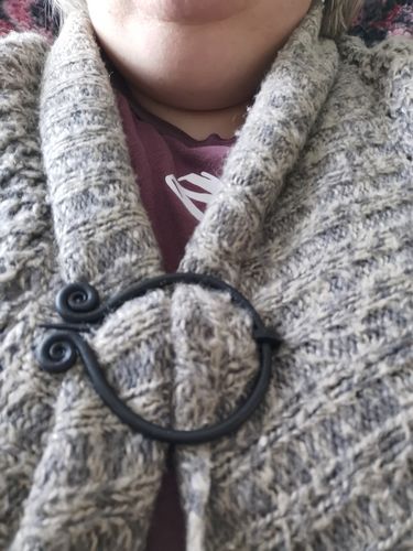 Customer photo review of Black Curled Fibula