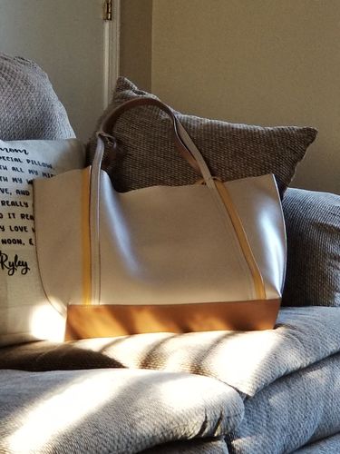 Customer photo review of Freya Two-Tone Shoulder Bag