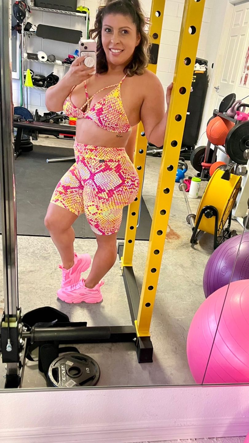 Customer photo review of Pink Lemonade Strappy Bra