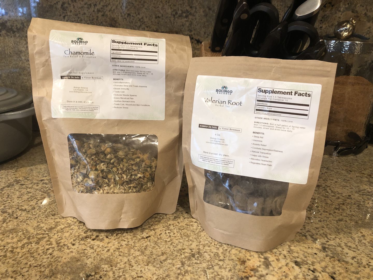 Customer photo review of Valerian Root