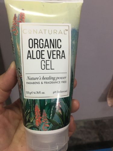 Customer photo review of Organic Aloe Vera Gel