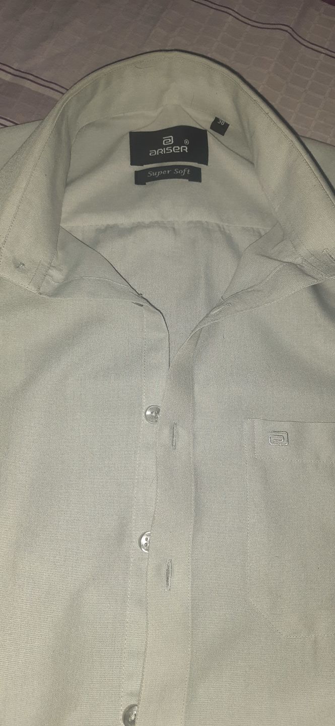 Customer photo review of Super Soft - Squirrel Grey Formal Shirts | SS1501