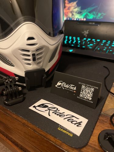 Customer photo review of Arai XD-4/Tour-X4 Camera Mount