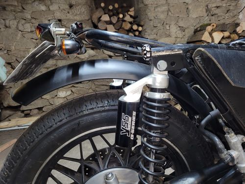 Customer photo review of Garde boue Arrière aluminium noir