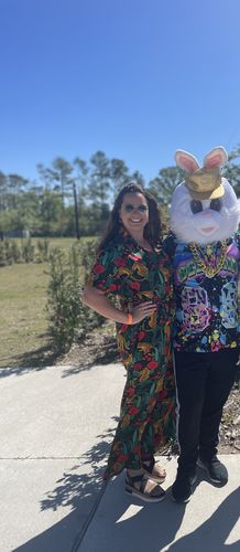 Customer photo review of Jaguar Paradise Black Animal Print Jumpsuit