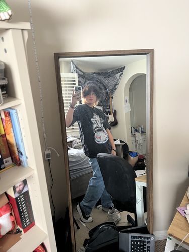 Customer photo review of NEV Heart Butterfly Graphic Tee