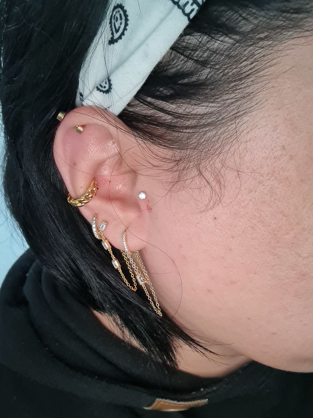 Customer photo review of Nevis Ohrringe | 18K vergoldet