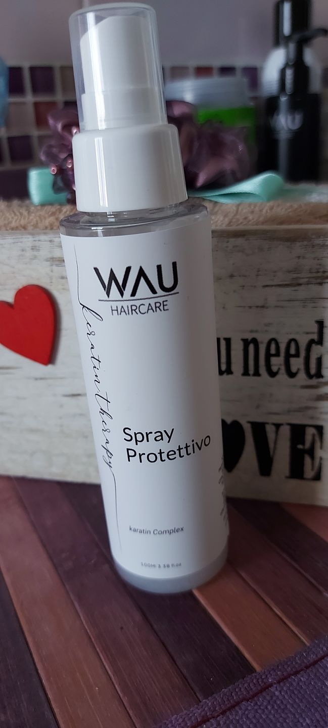 Customer photo review of Spray termoprotettore alla cheratina