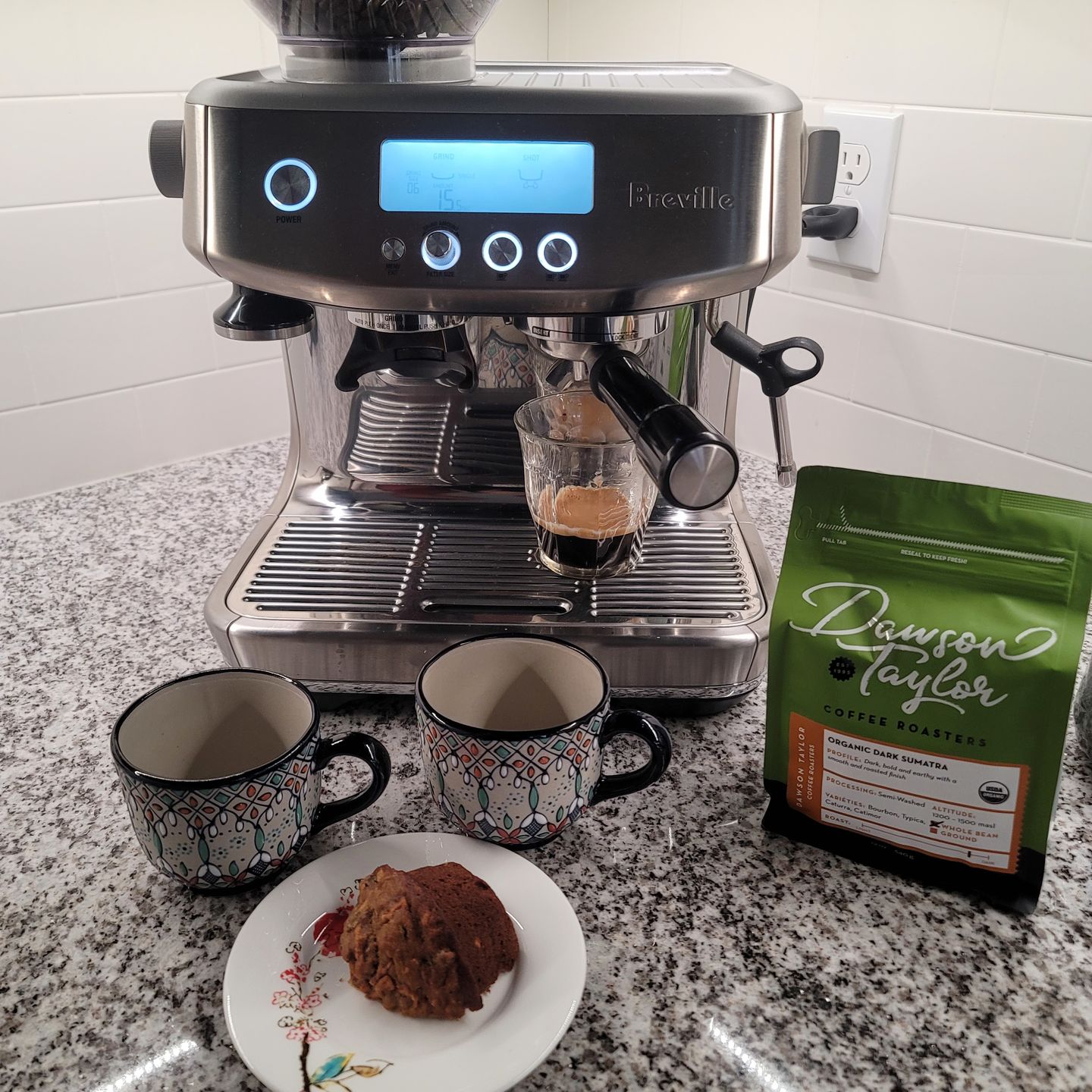 Customer photo review of Organic Dark Sumatra Mandheling