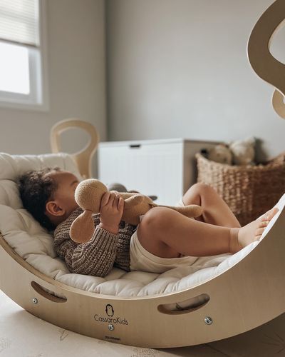 Customer photo review of Jumbo Waldorf Rocker - Natural