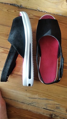 Customer photo review of Summer Womens Platform Soft Wedges