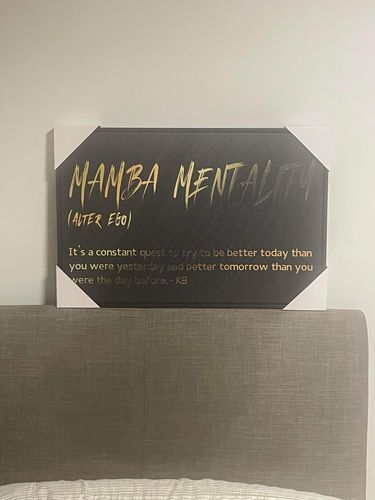 Customer photo review of Mamba Mentality (Alter Ego) - Kobe Bryant Inspired