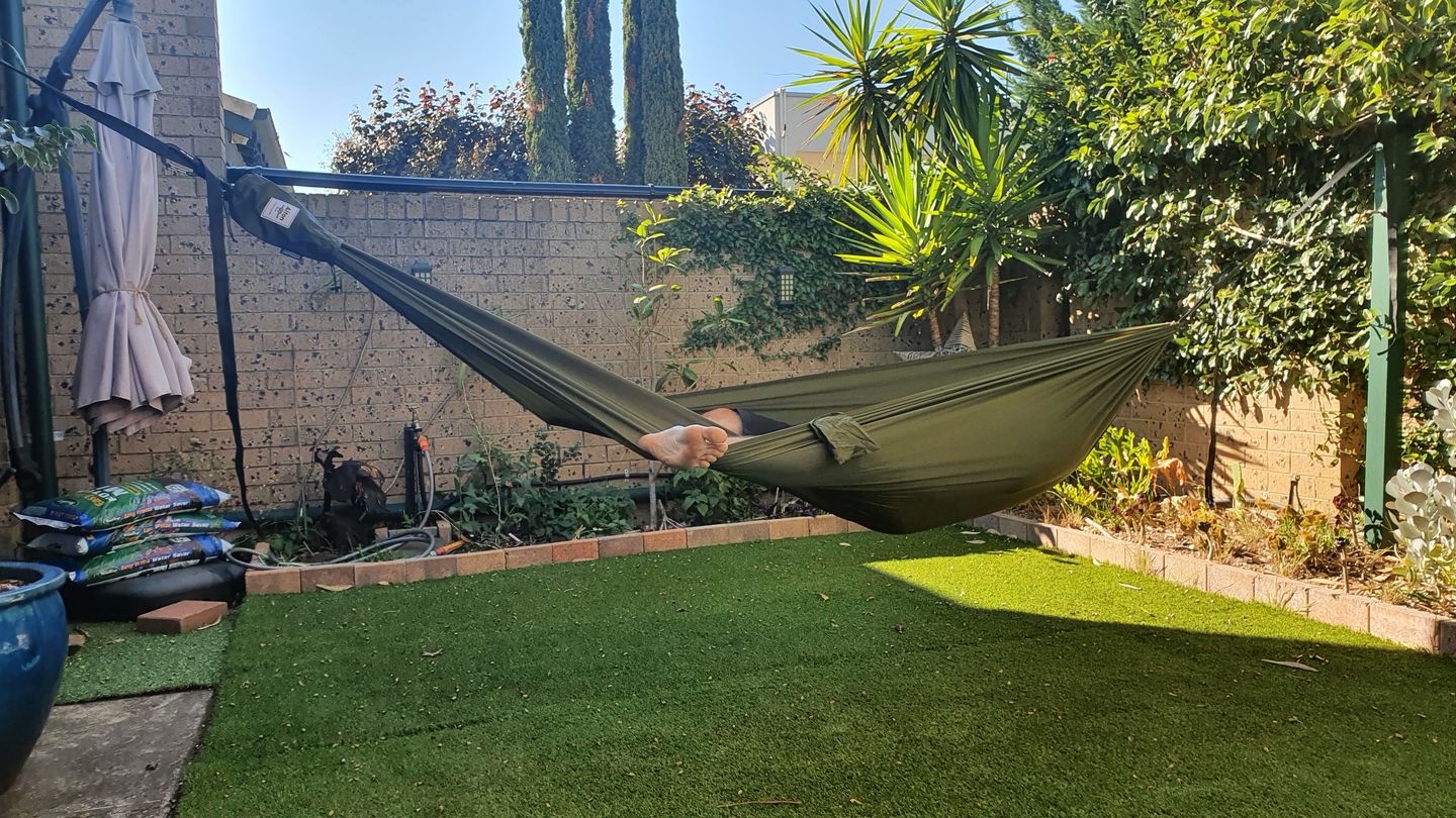 Customer photo review of Ultralight Hammock