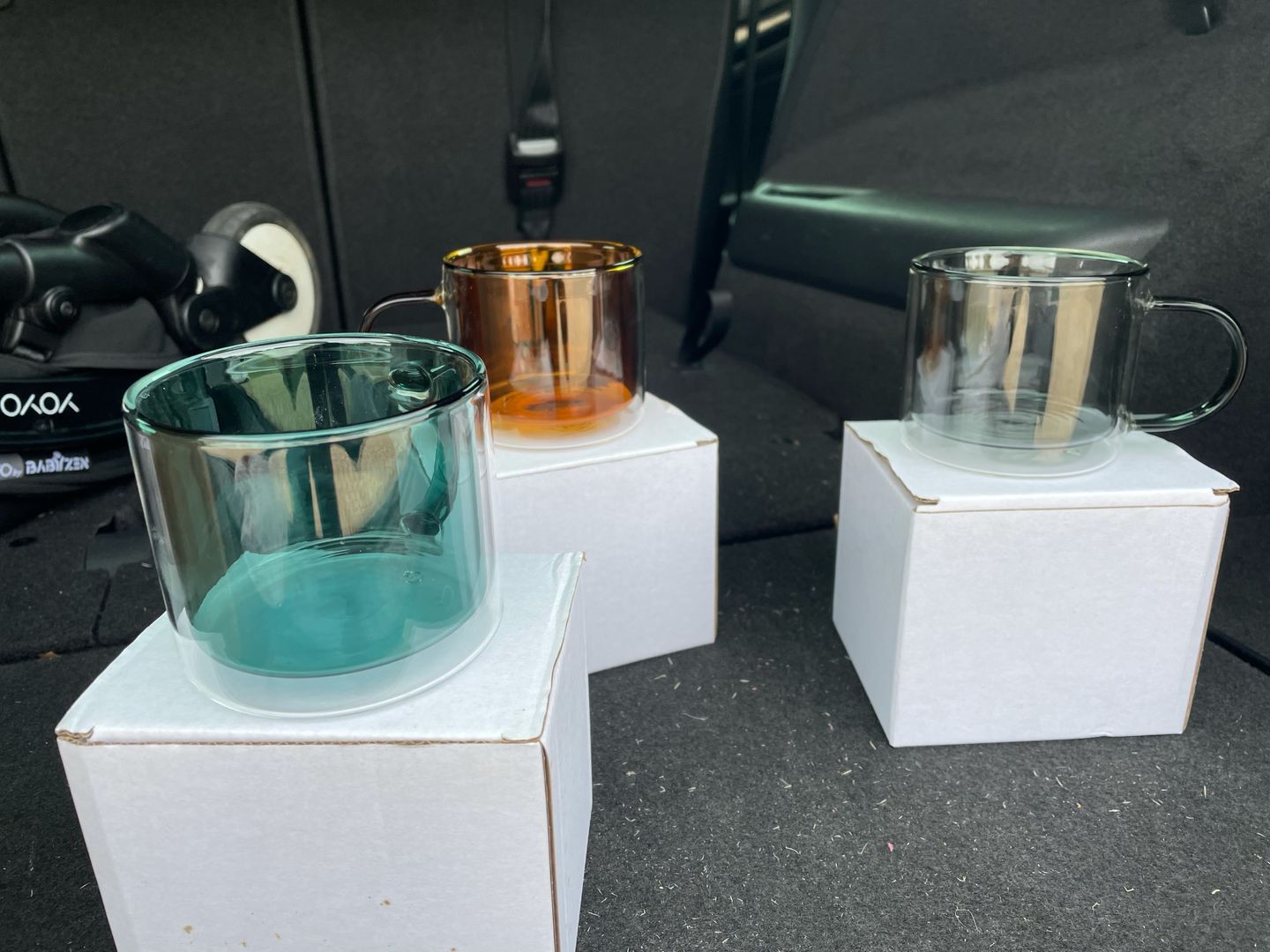 Customer photo review of Prismatic Double-Walled Mug (Assorted Colours)