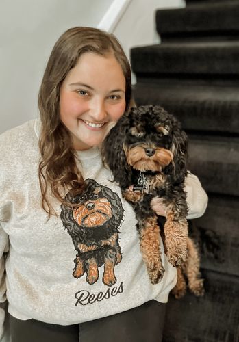 Customer photo review of Full-Body Pet Custom Sweater