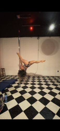 Customer photo review of Rose Gold High Waisted Hot Pants