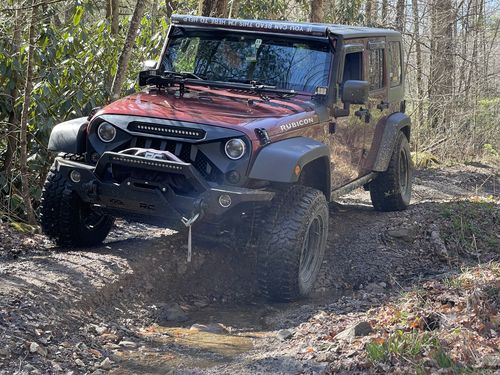 Customer photo review of Aerolidz Dual Row Clear Light Bar Cover - 50” 52” LED Silencer