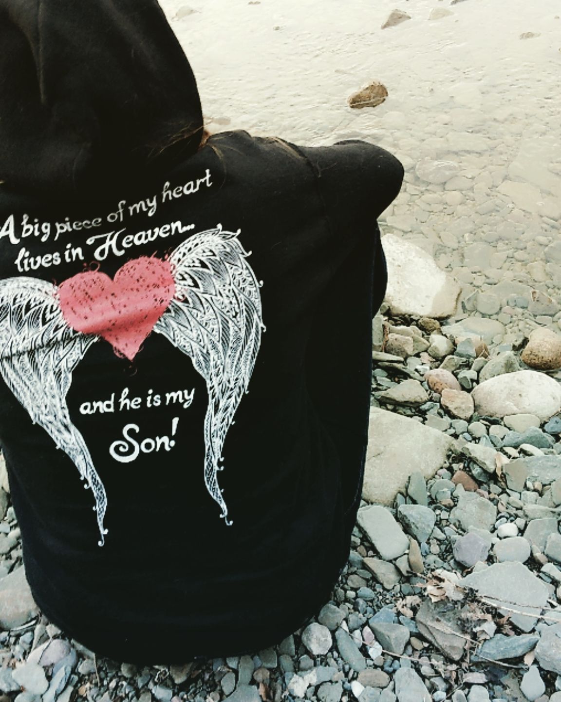 Customer photo review of Son - A Big Piece of my Heart Hoodie