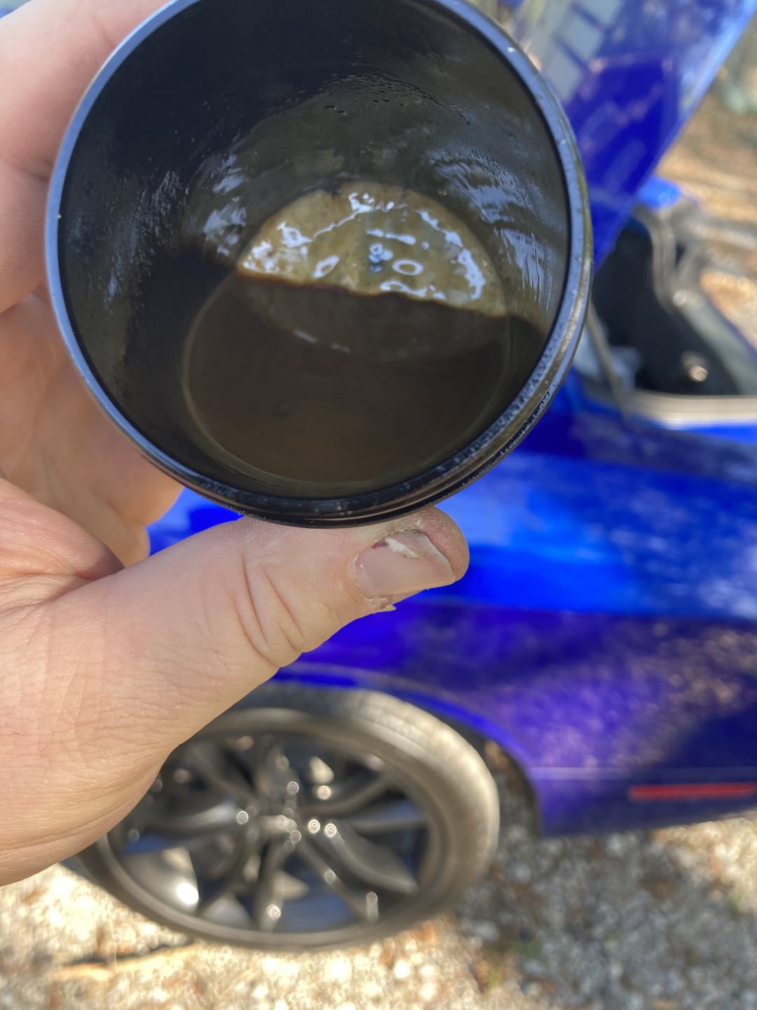 Customer photo review of NON SUPERCHARGED Charger/Challenger/300 - Air/Oil Separator Catch Can