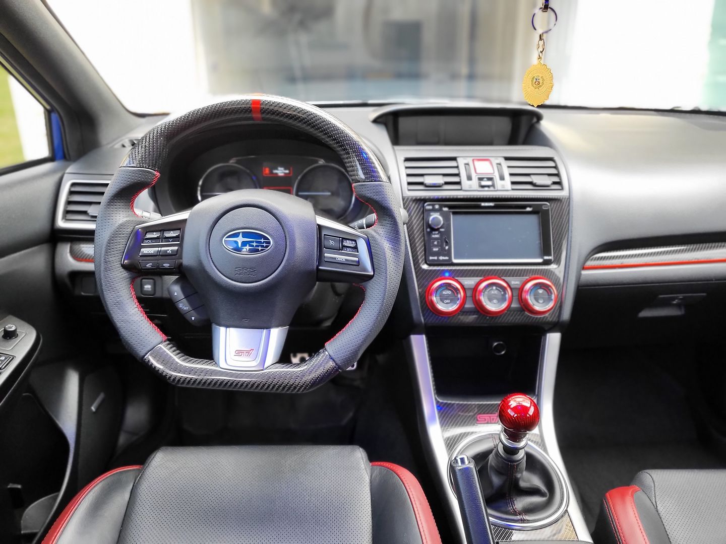 Customer photo review of 2015-21 Carbon D-Shape Steering Wheel