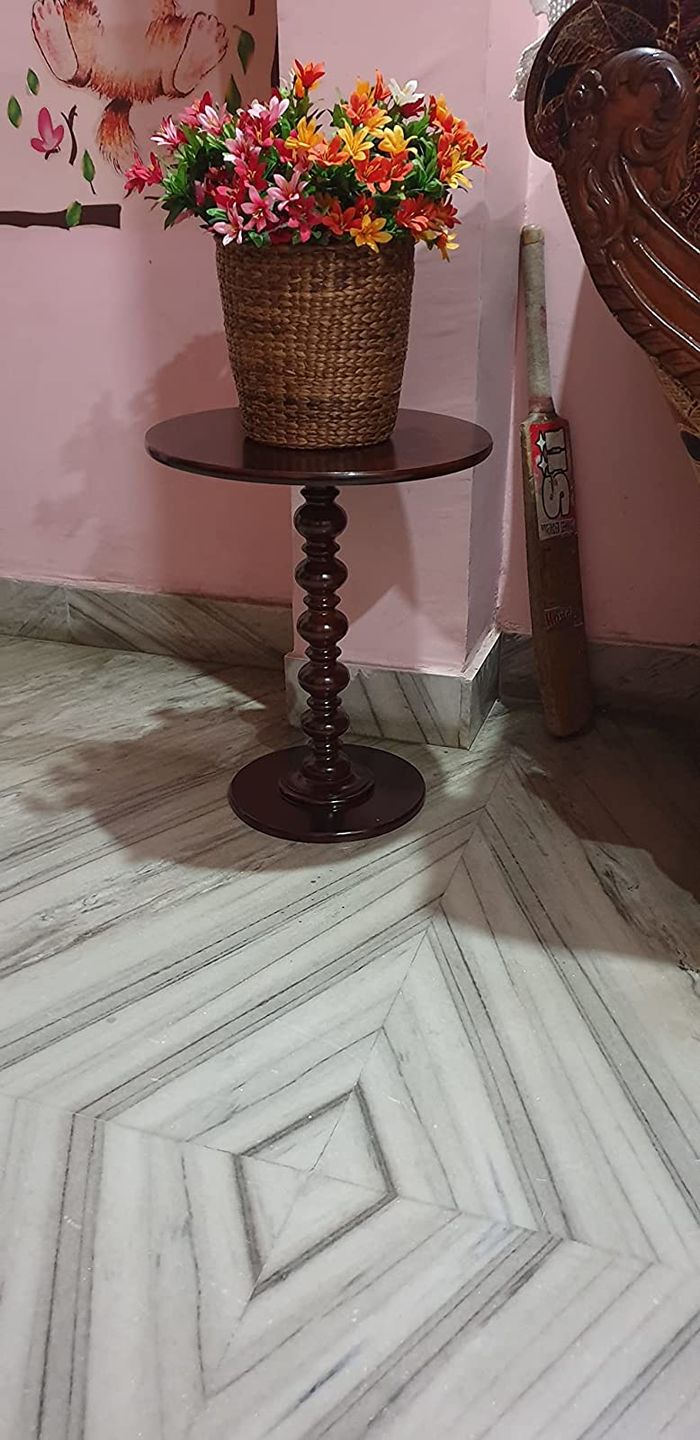 Customer photo review of Wooden Side Table for Living Room Coffee End Table