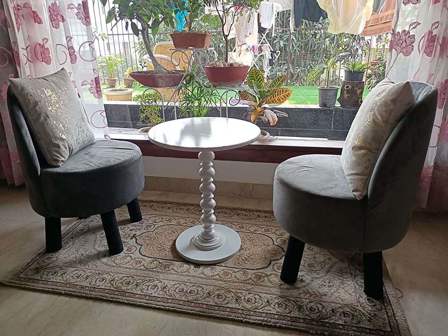 Customer photo review of Wooden Side Table for Living Room Coffee End Table