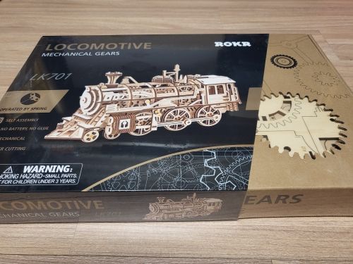 Customer photo review of Puzzle 3D bois | Locomotive Mécanique