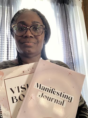 Customer photo review of Manifesting Journal