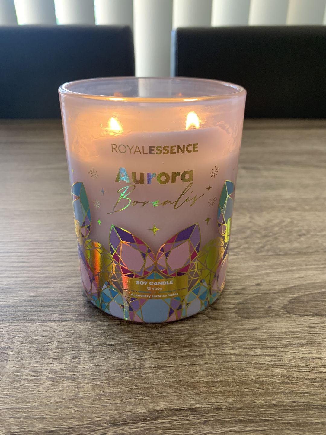 Customer photo review of Aurora Borealis (Candle)
