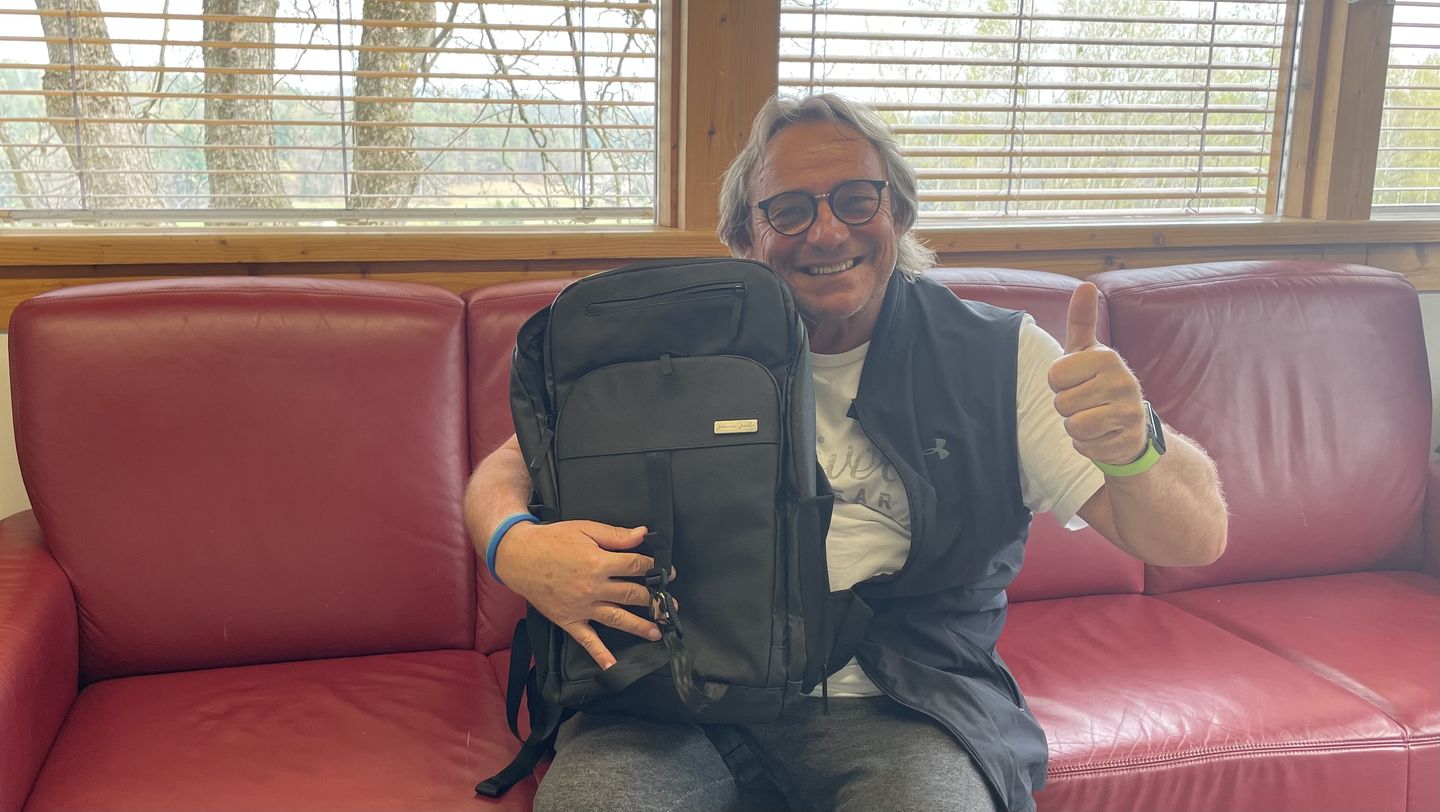 Customer photo review of Backpack – optional with laptop compartment (Tech-Sleeve)