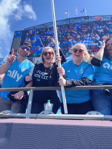 Customer photo review of Glory Days Apparel - I Fuchs With CLT T-Shirt