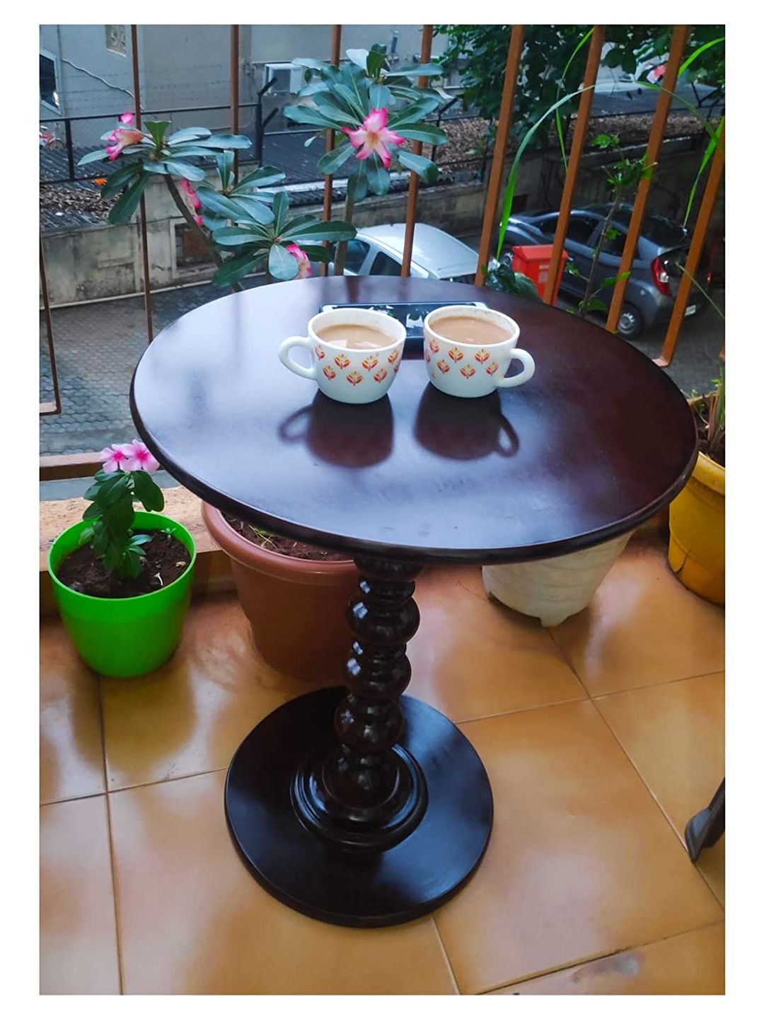 Customer photo review of Wooden Side Table for Living Room Coffee End Table