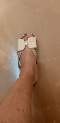 Customer photo review of Summer Womens Cute Butterfly-Knot Slippers