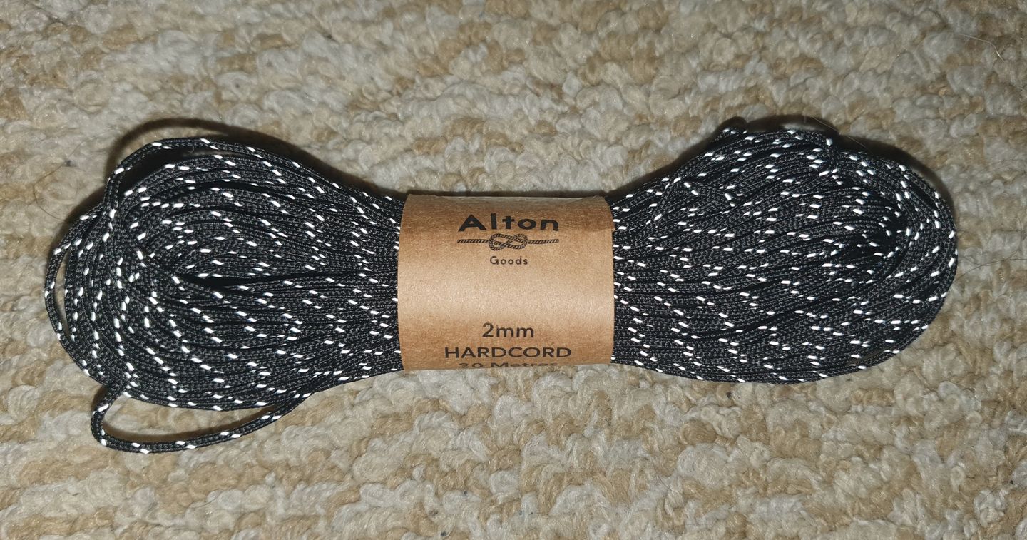Customer photo review of 2mm Dyneema® Hardcord (Reflective)