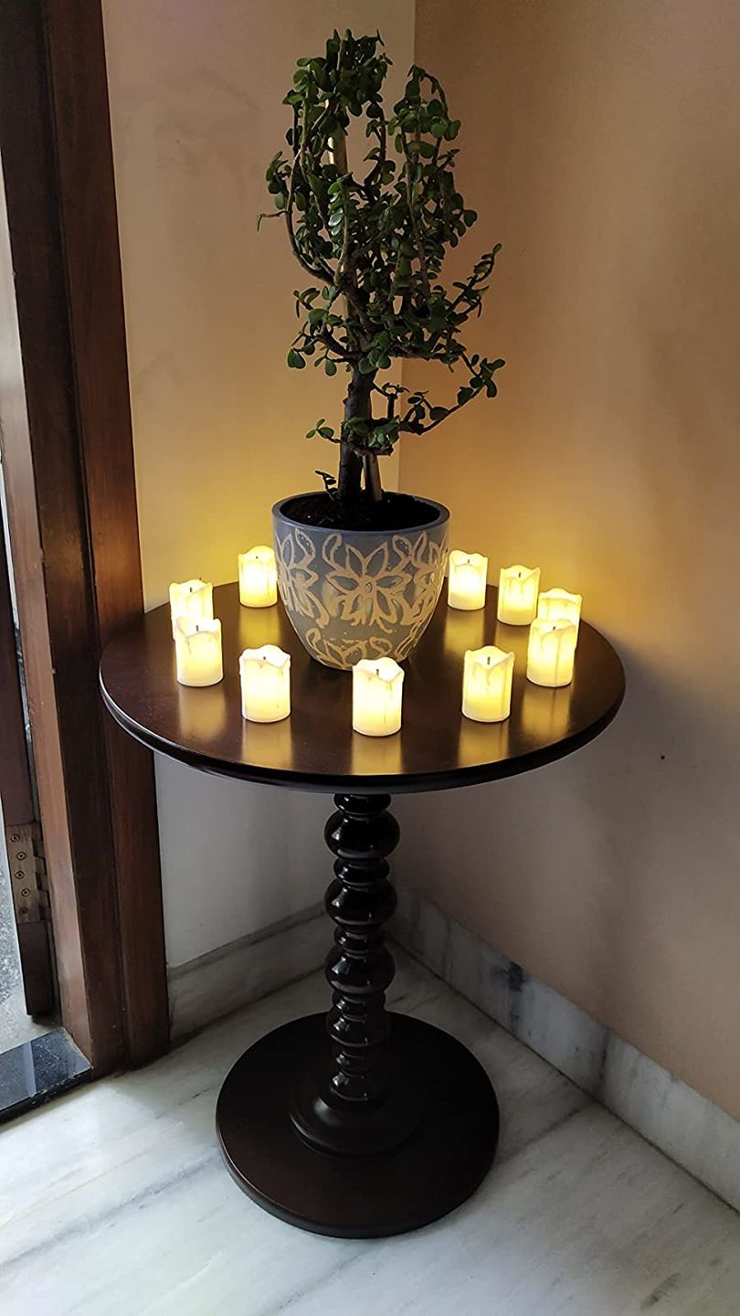Customer photo review of Wooden Side Table for Living Room Coffee End Table