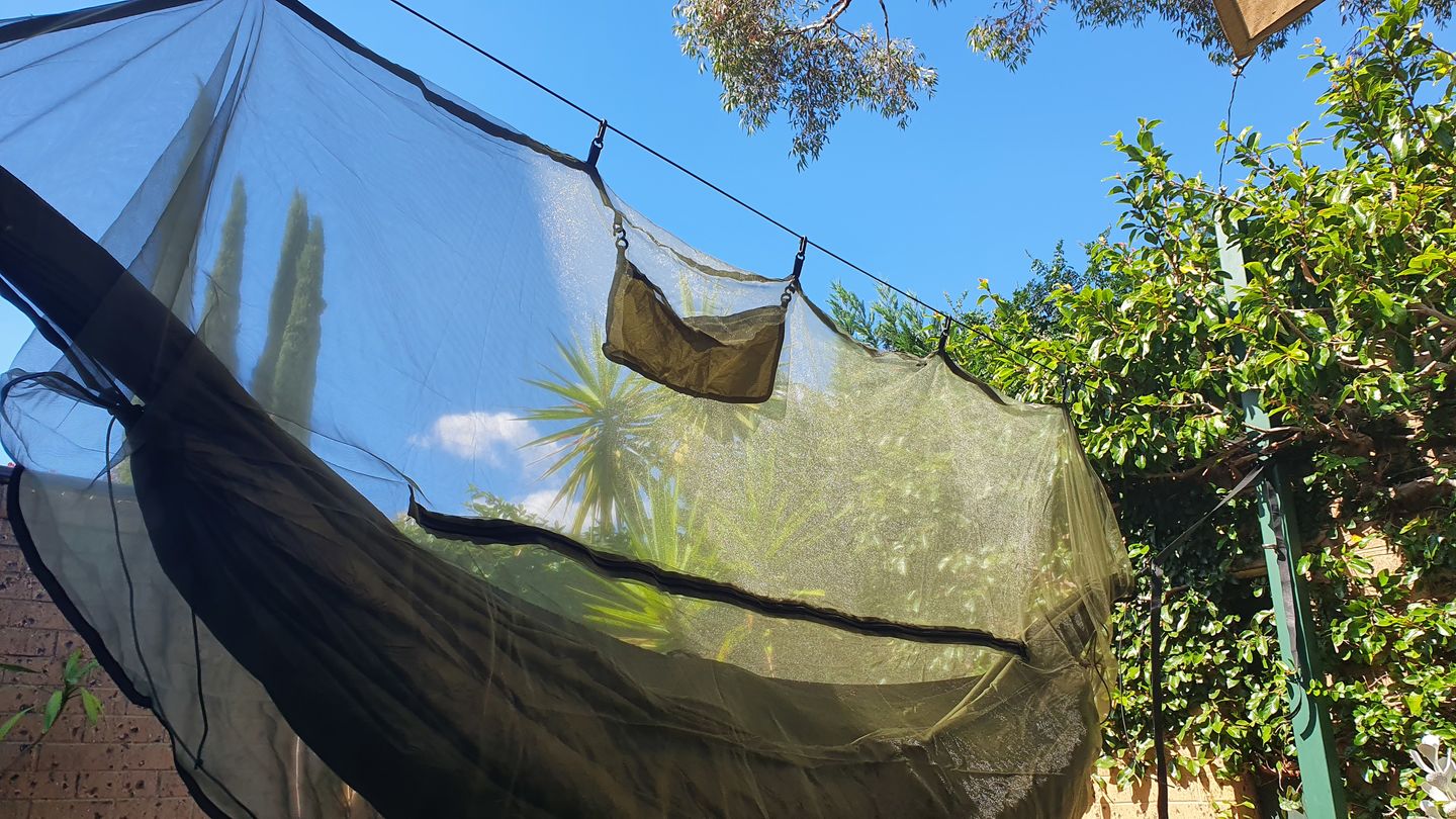 Customer photo review of Ultralight Hammock Bug Net