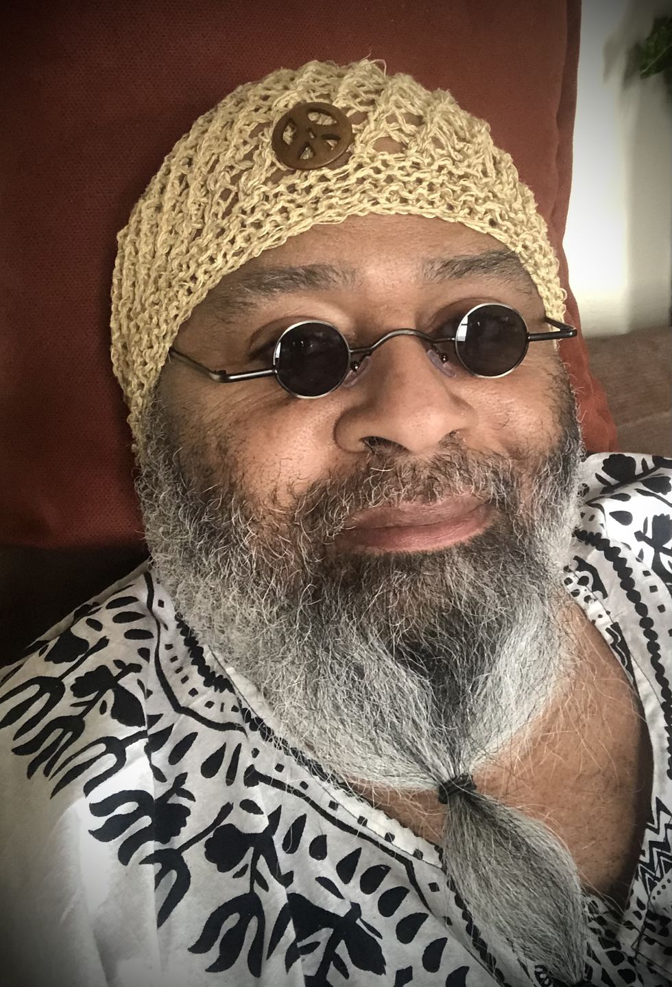 Customer photo review of Honeycomb Peace Hemp Hat