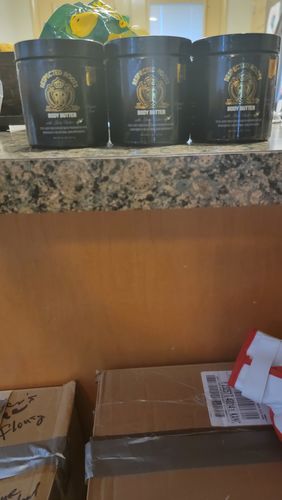 Customer photo review of Respected Roots Body Butter (Original Scent 8oz)