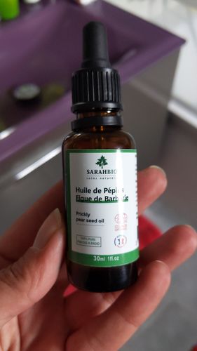 Customer photo review of Sarahbio - huile de pépins de figue de barbarie - 30 mL