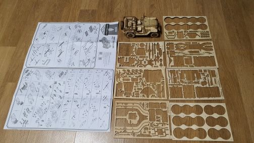 Customer photo review of Puzzle 3D bois | Jeep militaire 1940
