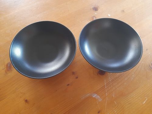 Customer photo review of The Taste Gourmetbowl  Ø 21 x 6 cm - Inhalt: 1,1 l - Premium Black (2er-Set)