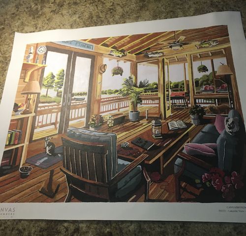 Customer photo review of [USA Stock] Lakeside View - Geno Peoples