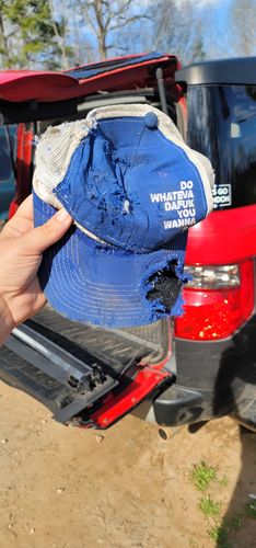 Customer photo review of Do Whateva Dafuk You Wanna Do Trucker Hat