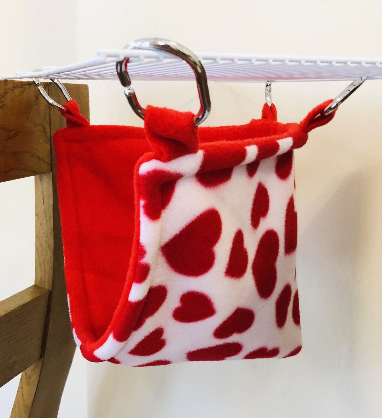 Customer photo review of All Over Hearts Anti Pill Polar Fleece Fabric