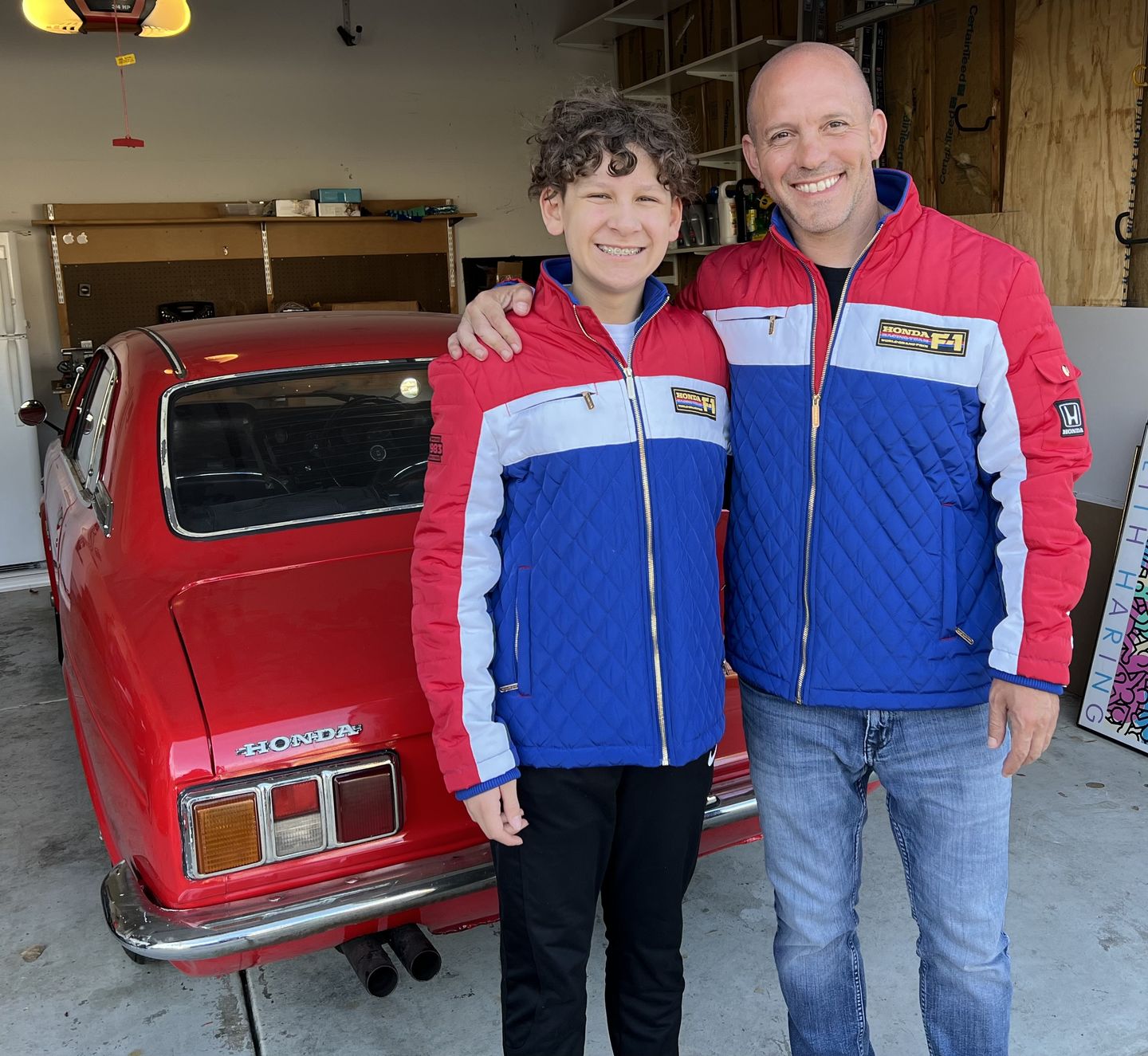 Customer photo review of 1983 Honda Racing Team F1 Quilted Jacket