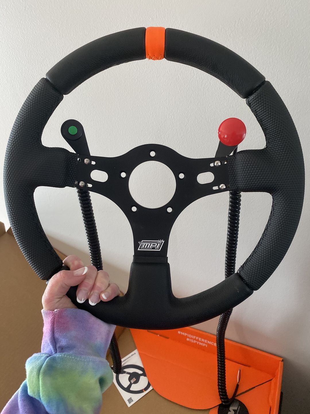 Customer photo review of Motion Raceworks Edition MPI Race Steering Wheel - DRG-R513