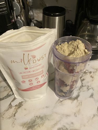 Customer photo review of Milk Dust Sample Packs