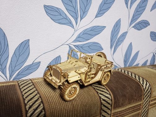 Customer photo review of Puzzle 3D bois | Jeep militaire 1940