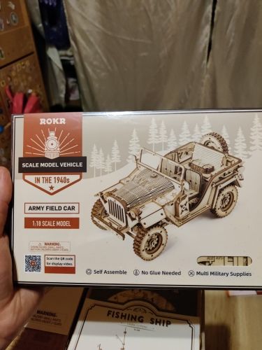 Customer photo review of Puzzle 3D bois | Jeep militaire 1940