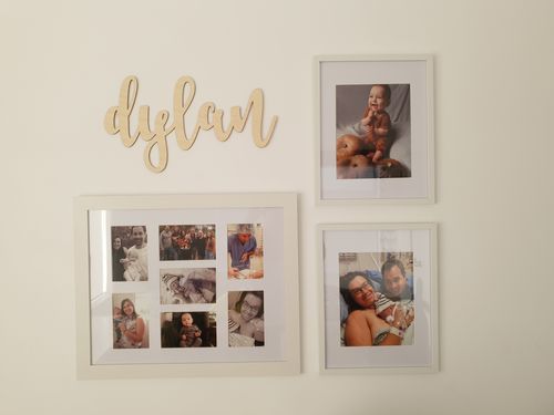 Customer photo review of Bamboo Wall Name - other sizes, fonts and colours available